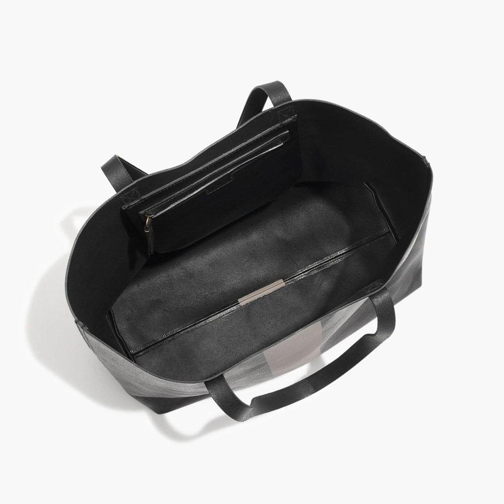 Madewell Black and Gray Tote Bag - Picture 4 of 12